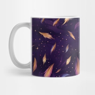 Feather and Stars - Pattern Design Mug